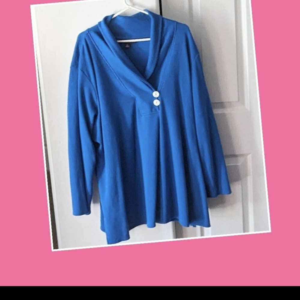 Beautiful Thermal Shawl Collared Tunic